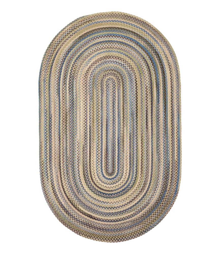 L.L.Bean Braided Wool Rug, Oval - US 3129