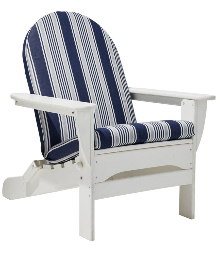 Casco Bay Adirondack Chair Seat and Back Cushion, Stripe - US 3945