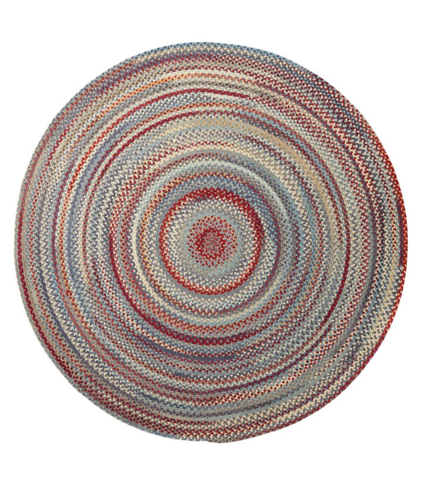 L.L.Bean Braided Wool Rug, 6' Diam. - US 3446