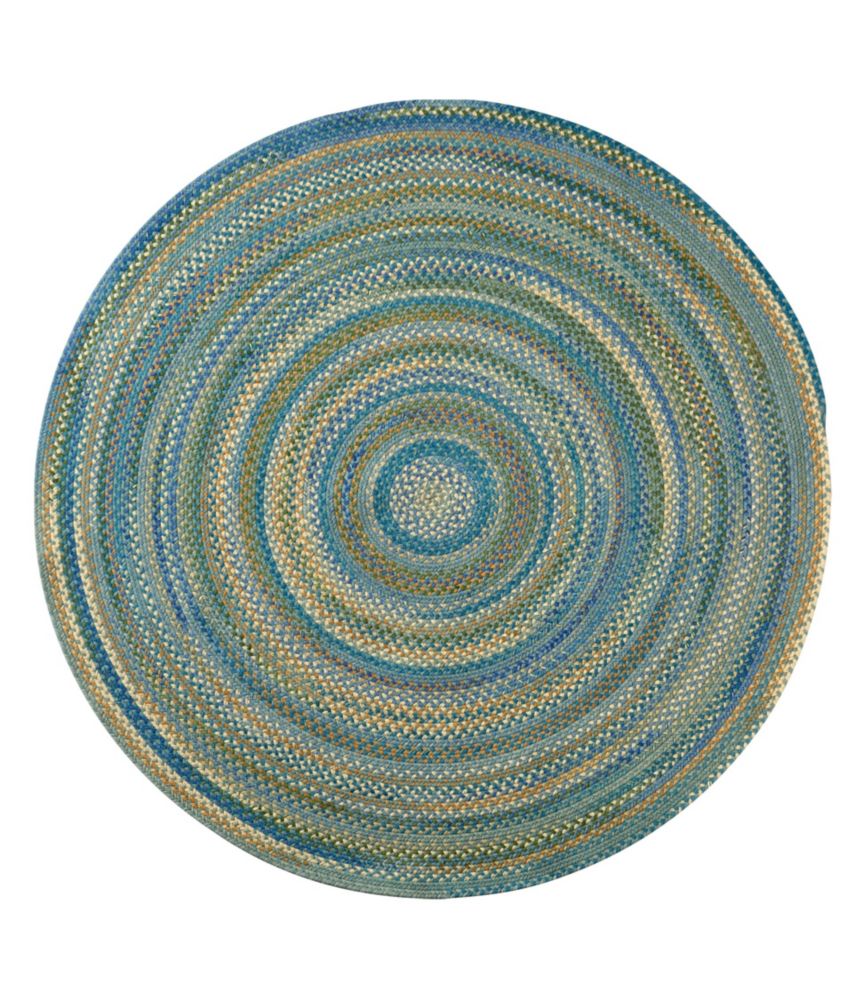 L.L.Bean Braided Wool Rug, 6' Diam. - US 9257