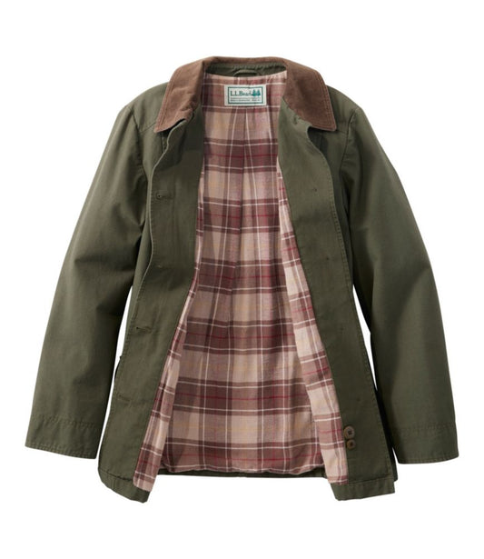 Women's Adirondack Barn Coat, Flannel-Lined - US 2578