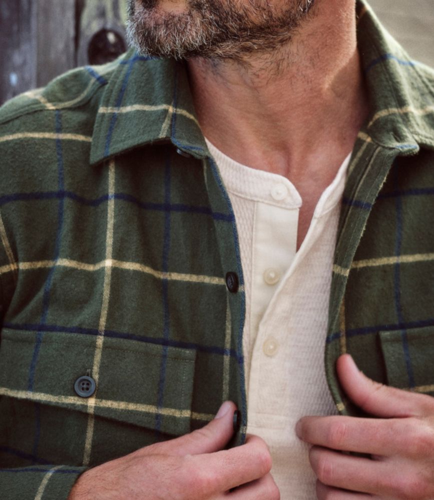 Men's Chamois Shirt, Traditional Fit, Plaid - US 9327