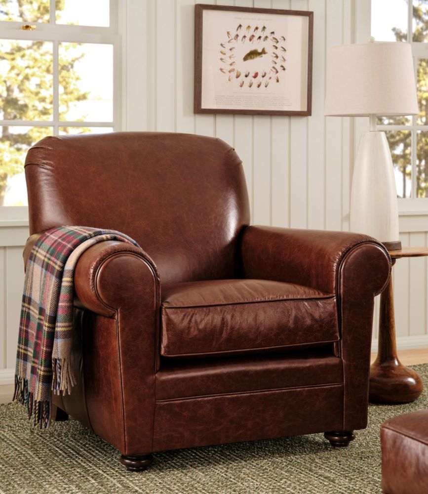 Bean's Leather Lodge Chair - US 5980
