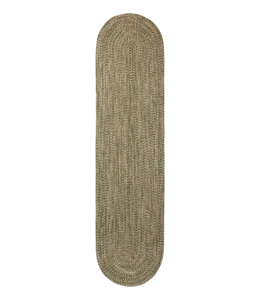 All-Weather Braided Runner, Concentric Pattern Oval - US 0539