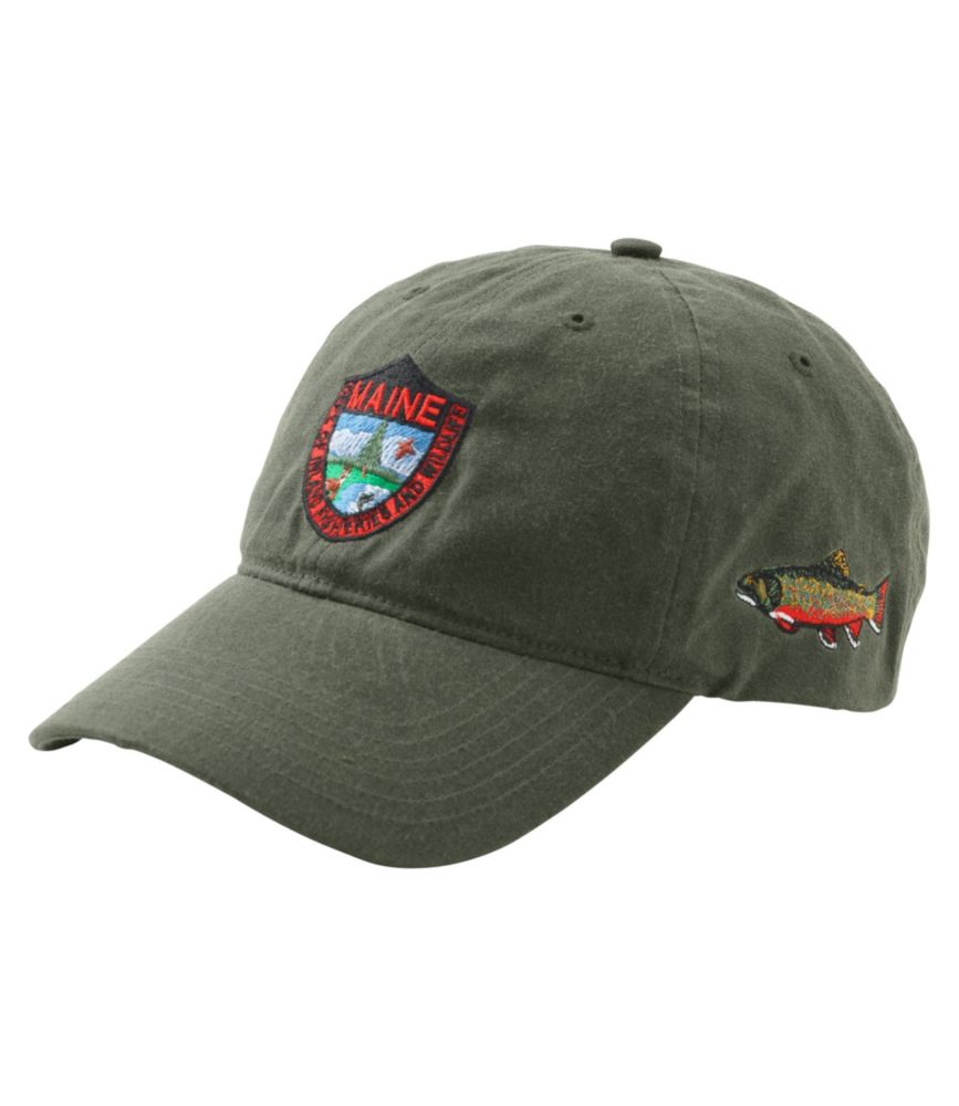 Adults' MIF&W Waxcloth Hat, Brook Trout - US 2892