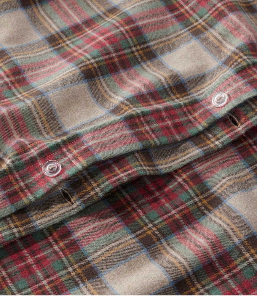 Heritage Chamois Flannel Comforter Cover Collection, Plaid - US 6299