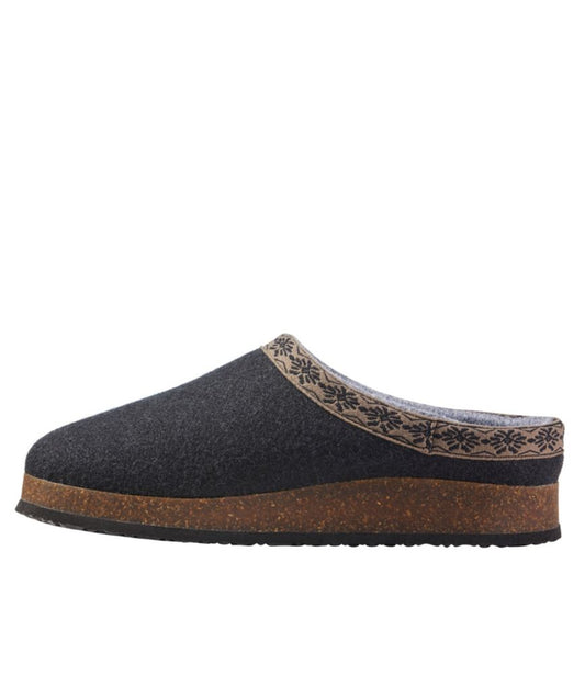 Women's L.L.Bean Wool Slipper Clog - US 3690