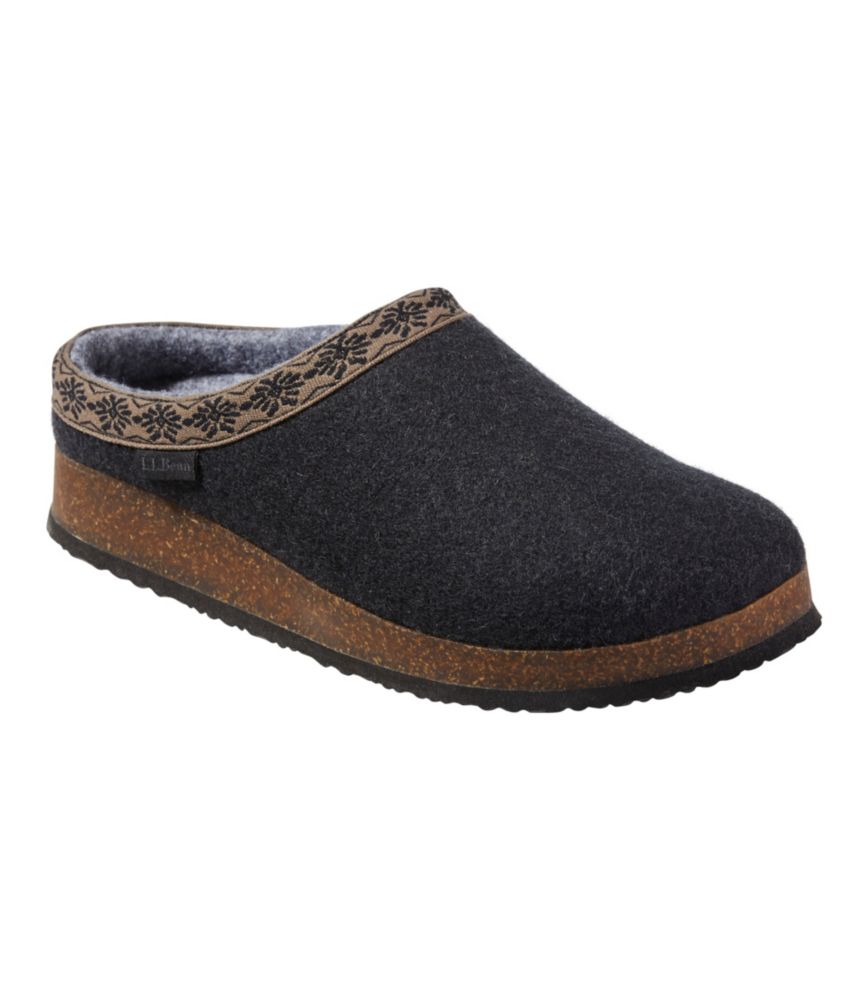 Women's L.L.Bean Wool Slipper Clog - US 3690