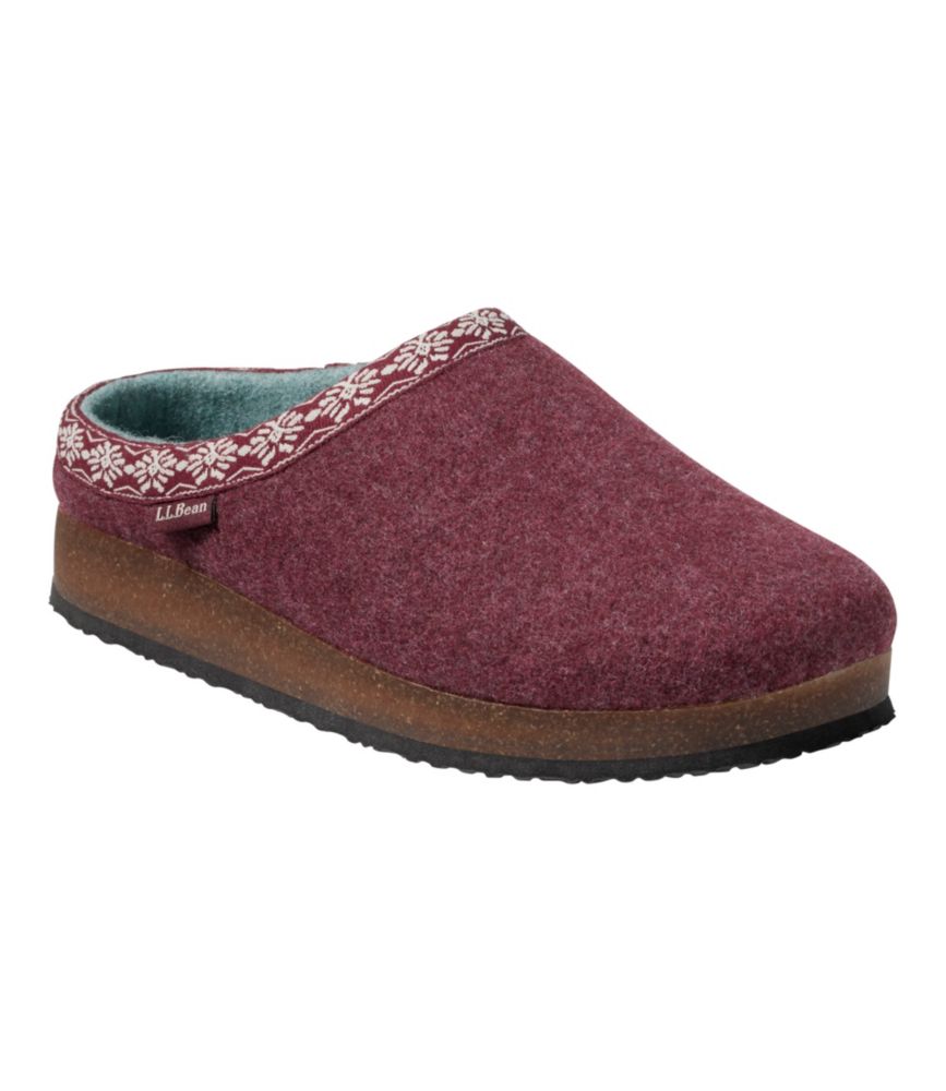 Women's L.L.Bean Wool Slipper Clog - US 5900