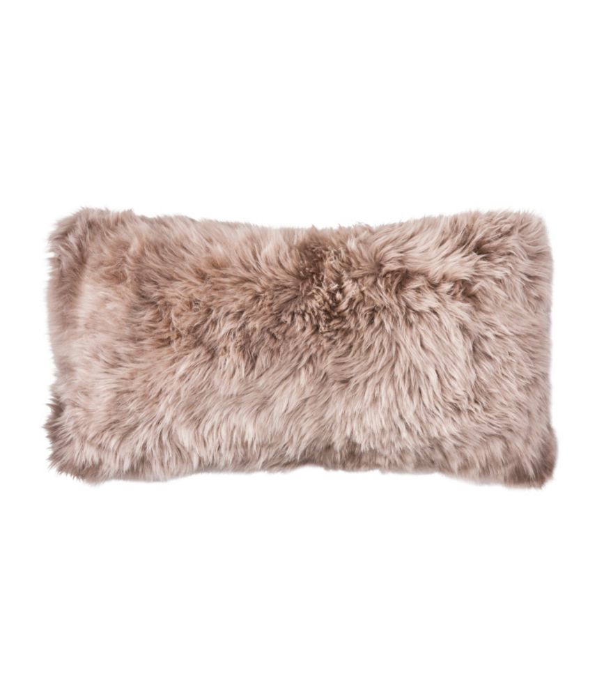 Sheepskin Throw Pillow, 11" x 22" - US 2116