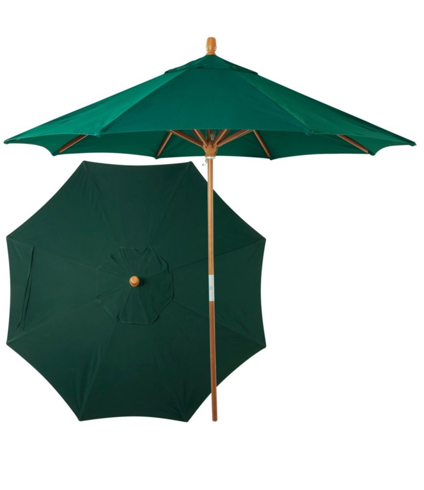 Sunbrella Market Umbrella, Wood - US 2809