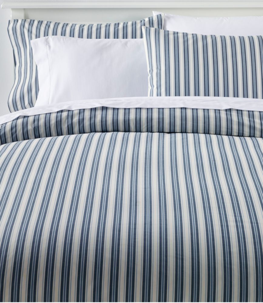 Sunwashed Percale Comforter Cover, Stripe - US 1546
