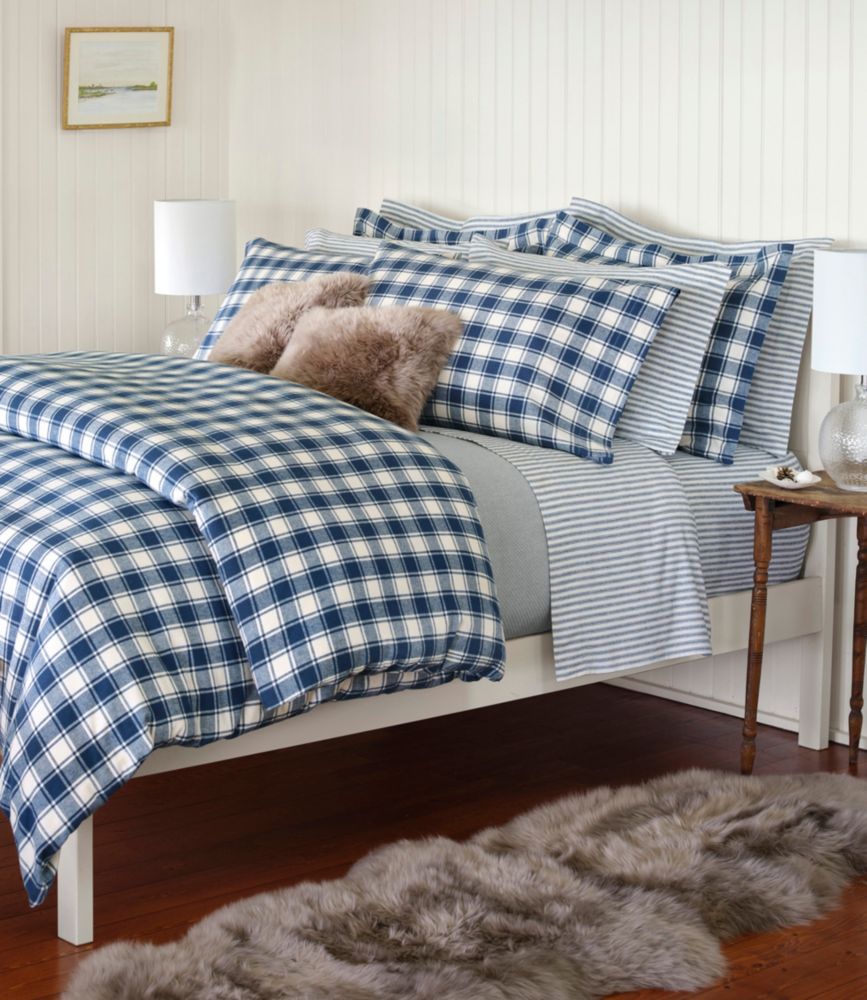 Ultrasoft Comfort Flannel Comforter Cover Collection, Check - US 4166