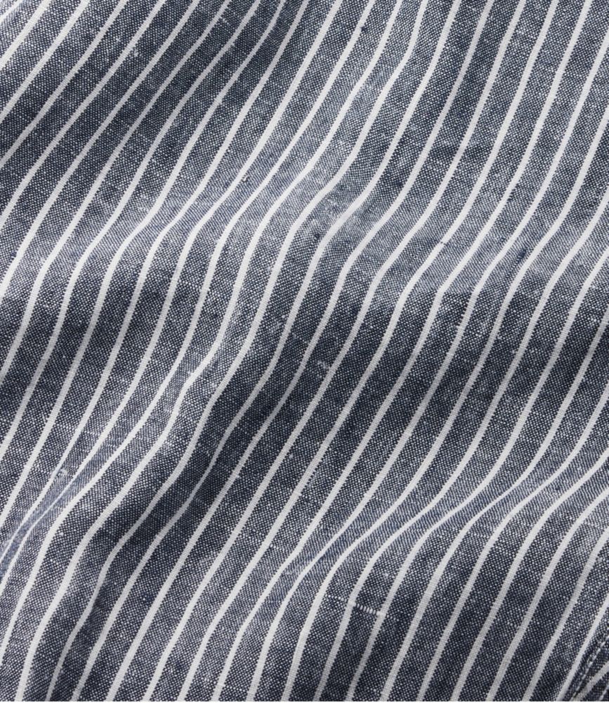 Women's Premium Washable Linen Pull-On Pants, Stripe - US 5014