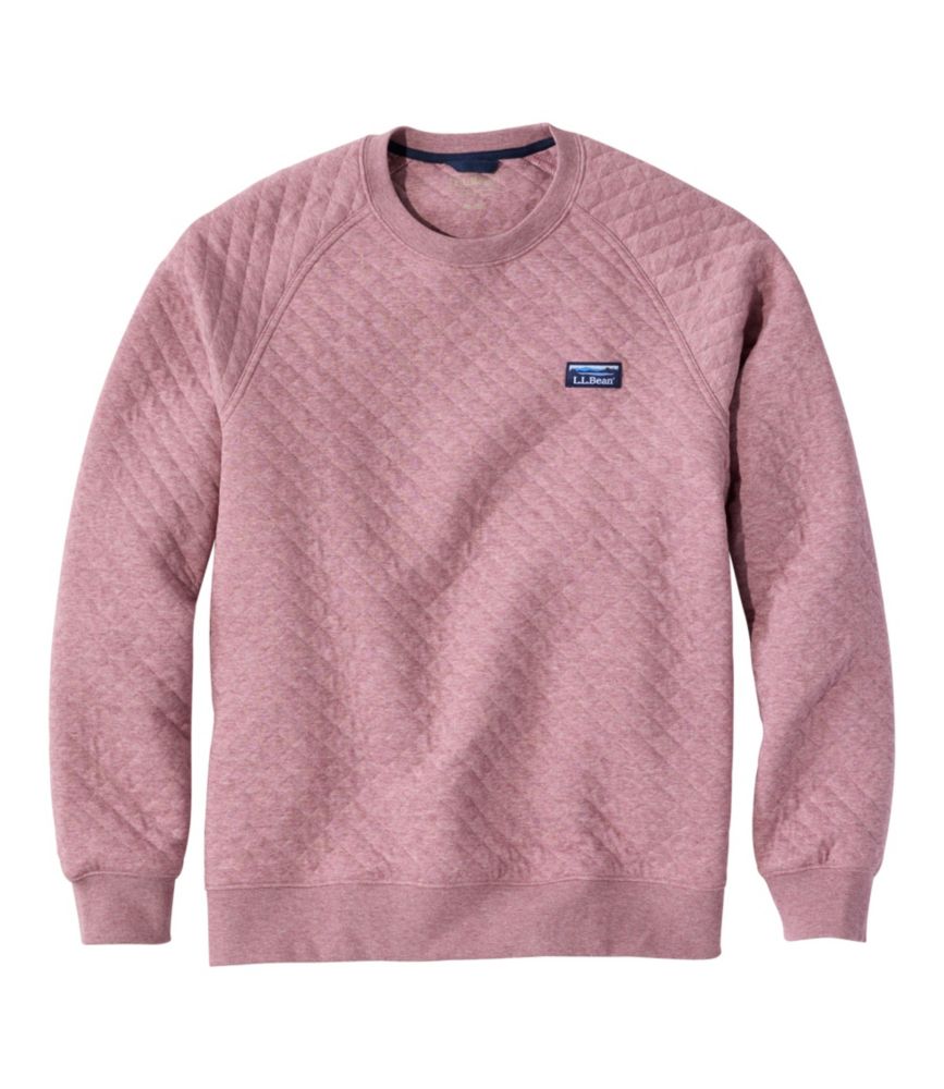 Men's Quilted Sweatshirt, Crewneck - US 3762