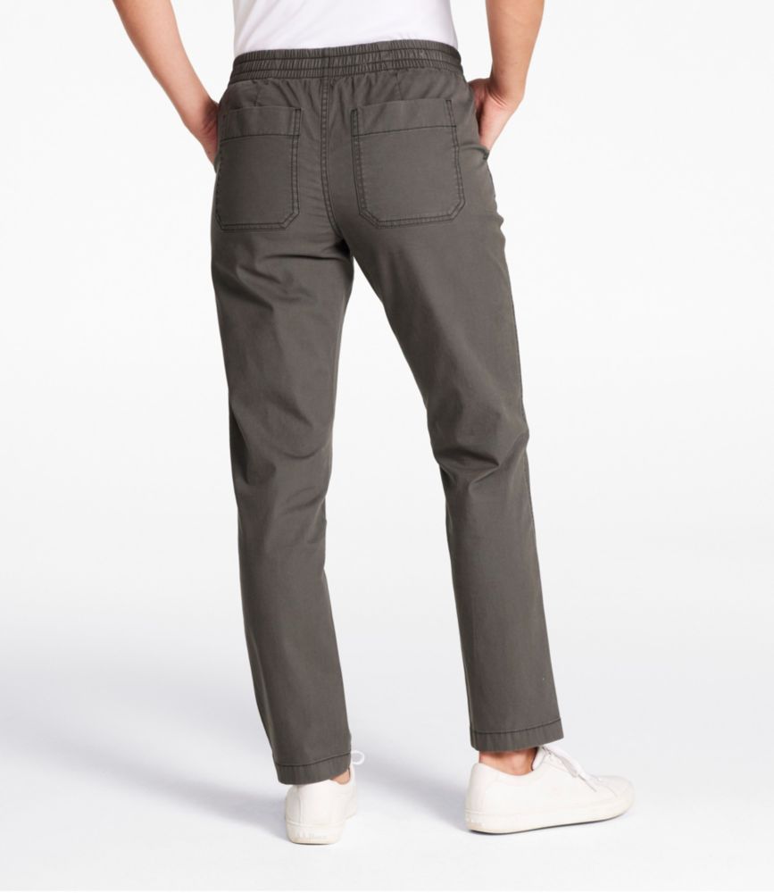 Women's Lakewashed Chino Pants, Mid-Rise Pull-On Ankle - US 7562