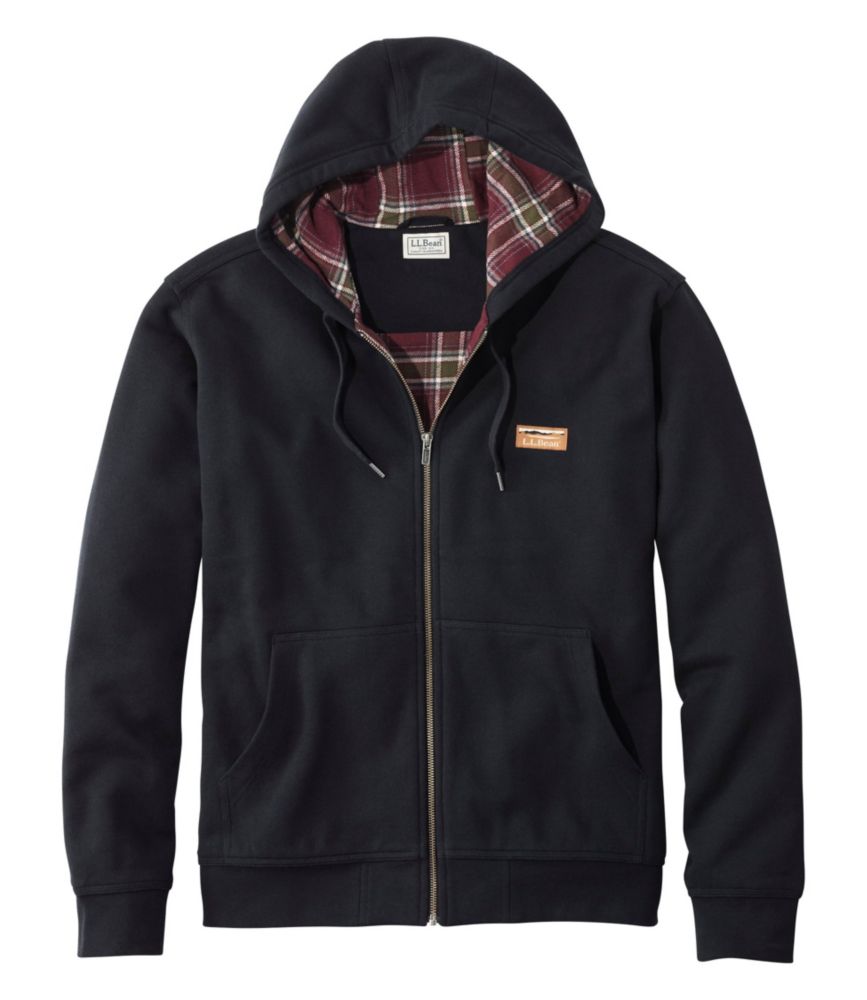 Men's Katahdin Iron Works® Hooded Sweatshirt, Flannel-Lined - US 8102