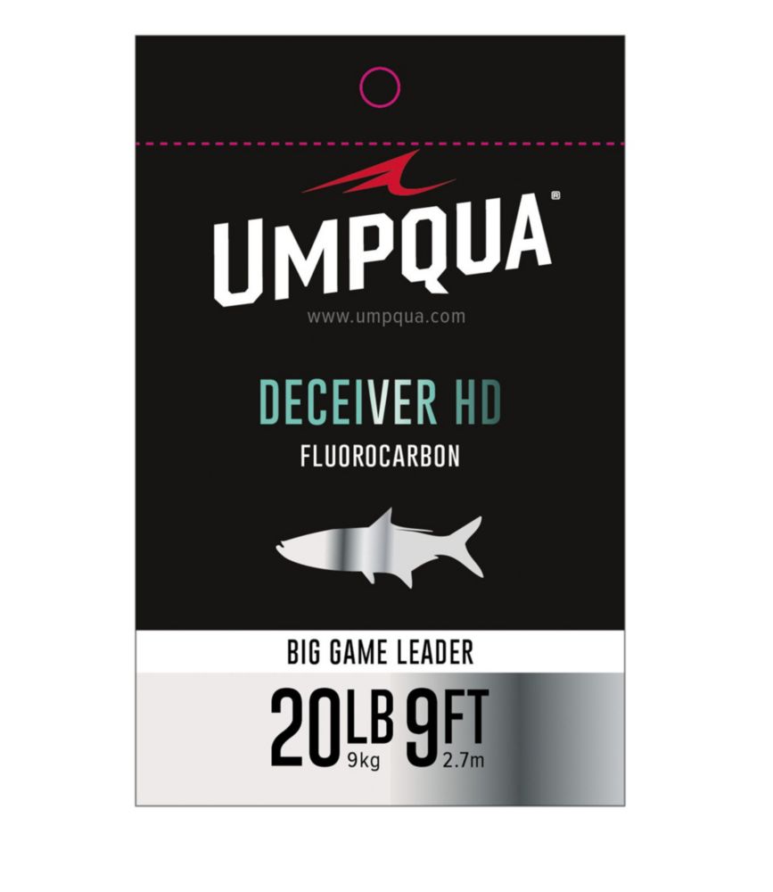 Umpqua Deceiver HD Big Game Fluorocarbon Leader, 9' - US 4966
