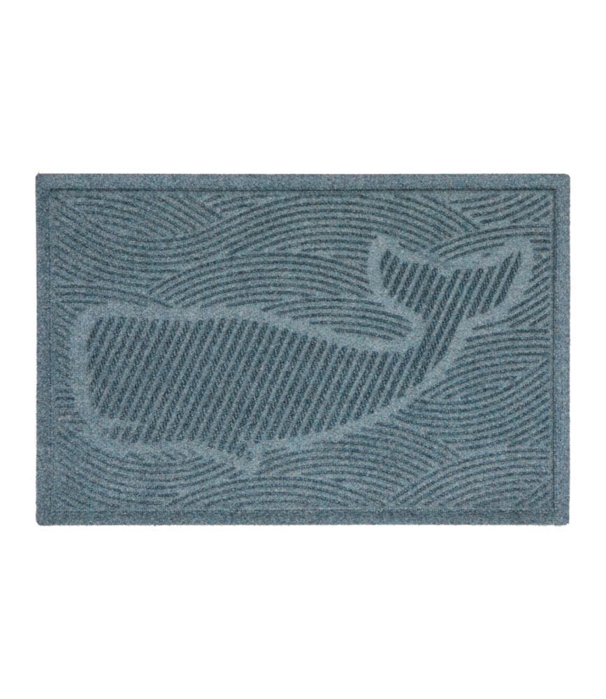 Everyspace Recycled Waterhog Doormat, Swimming Whale - US 7273