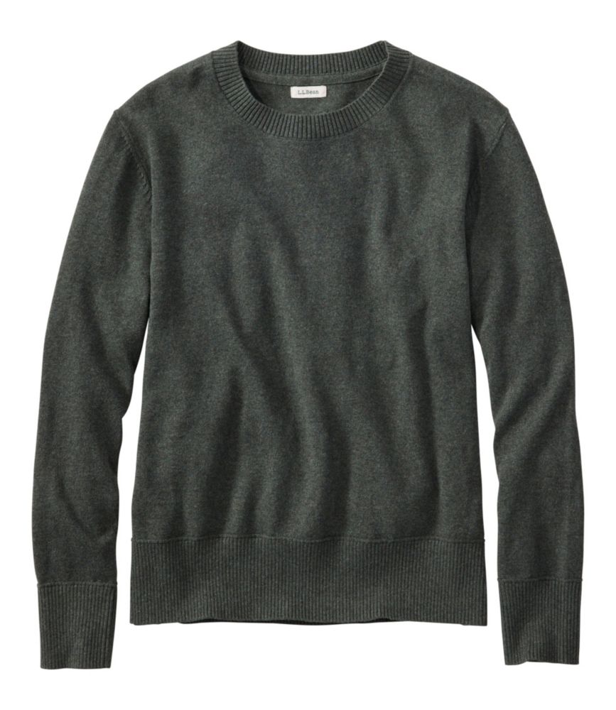 Women's Cotton/Cashmere Sweater, Crewneck - US 0430