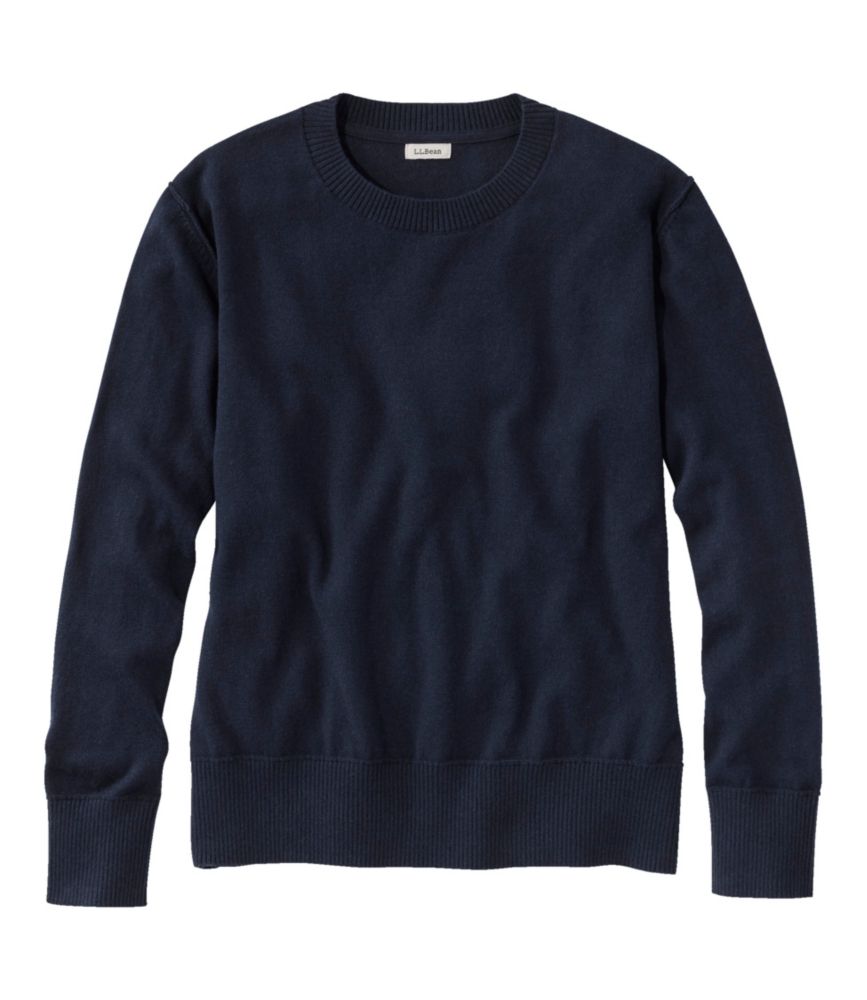 Women's Cotton/Cashmere Sweater, Crewneck - US 0085