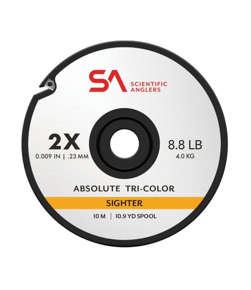 Scientific Angler Absolute Tri-Color Sighter Tippet, 10 meters - US 3850