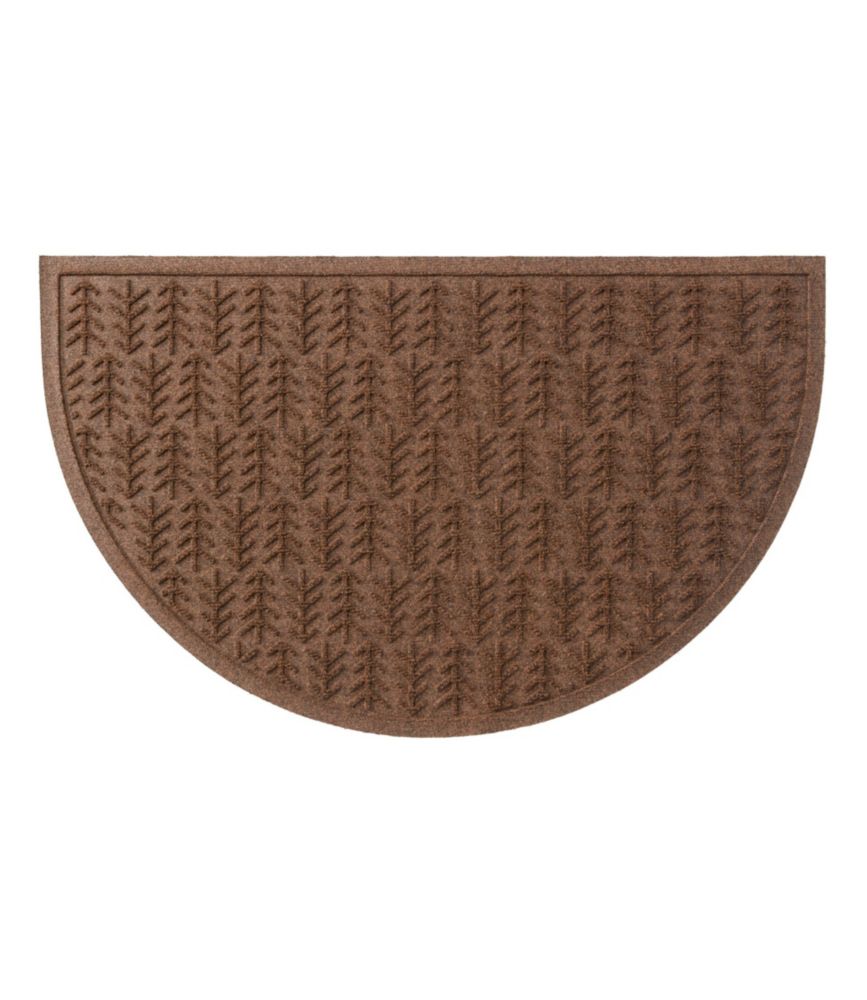 Everyspace Recycled Waterhog Doormat, Half Round, Trees - US 0929