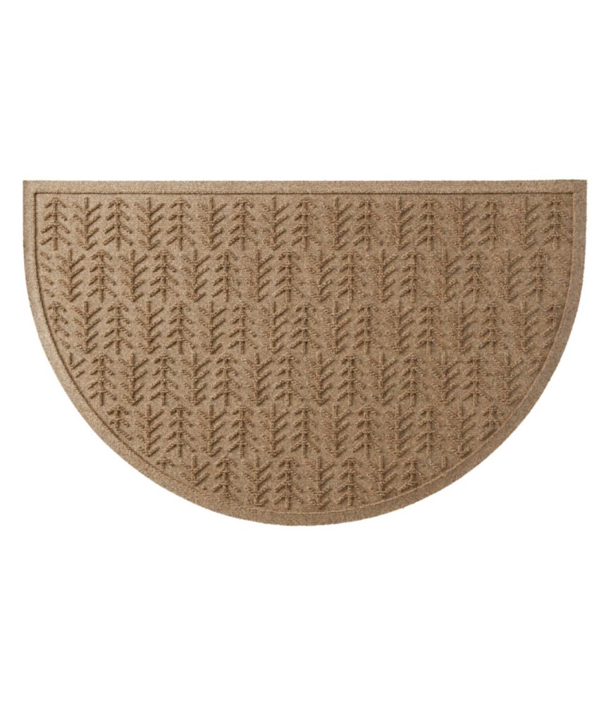Everyspace Recycled Waterhog Doormat, Half Round, Trees - US 2913