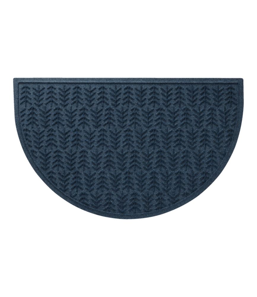 Everyspace Recycled Waterhog Doormat, Half Round, Trees - US 0632