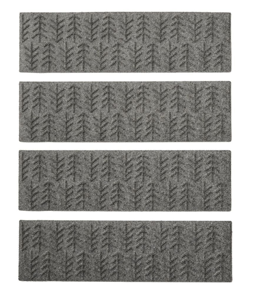 Everyspace Recycled Waterhog Mat, Stair Treads, Set of Four, Trees - US 4723