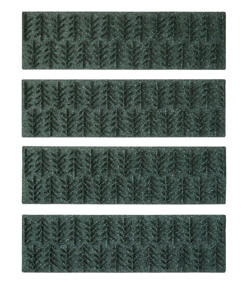 Everyspace Recycled Waterhog Mat, Stair Treads, Set of Four, Trees - US 9625