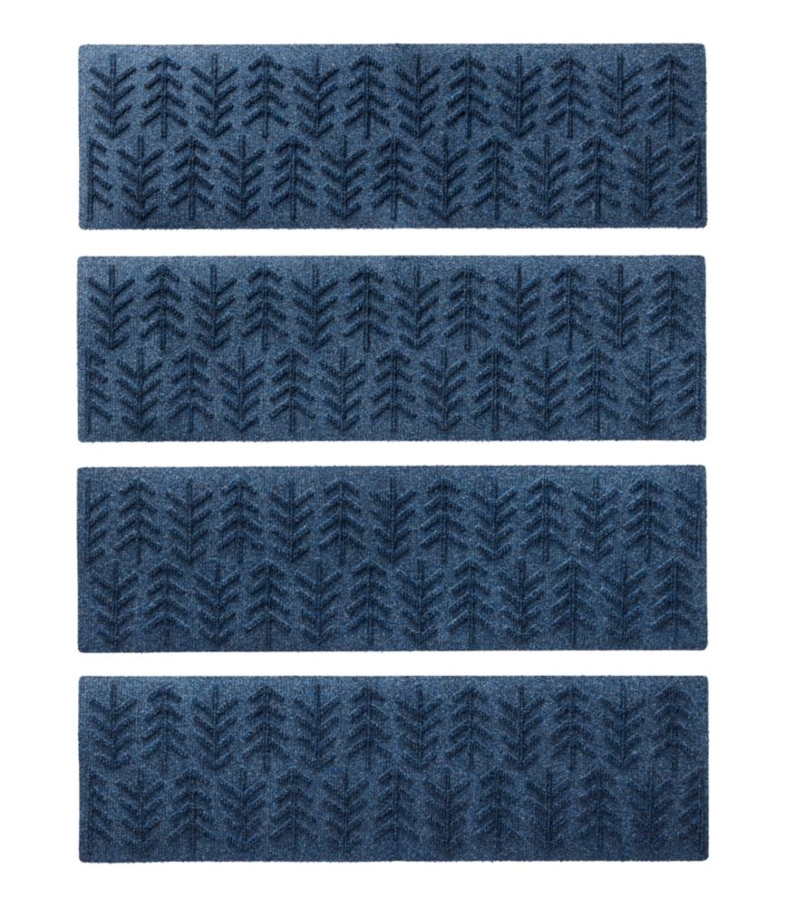 Everyspace Recycled Waterhog Mat, Stair Treads, Set of Four, Trees - US 9746