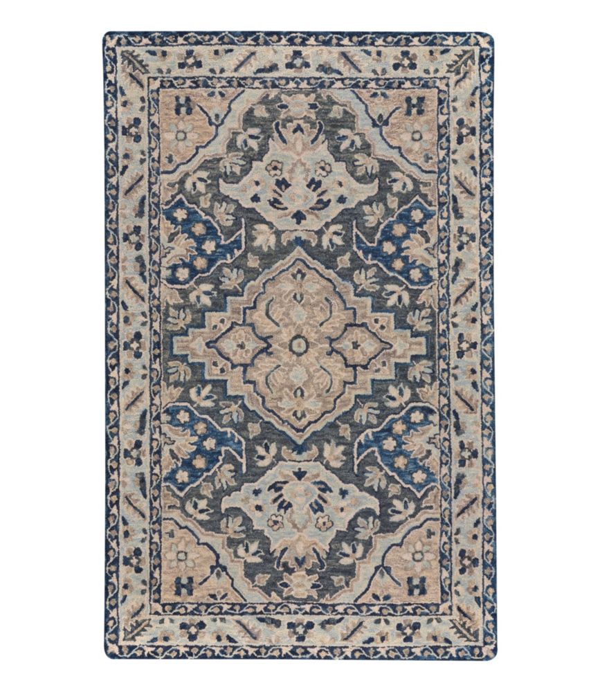 Diamond Floral Wool Tufted Rug - US 8737