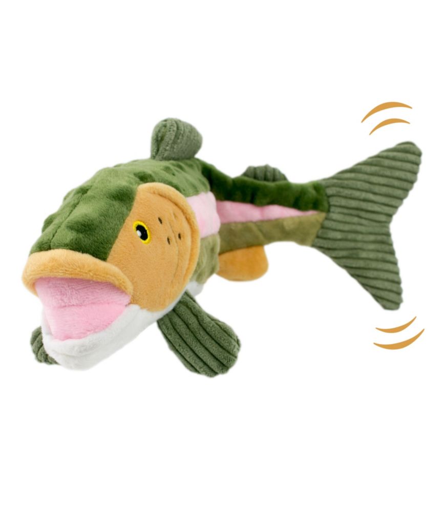 Twitchy Tail Trout Dog Toy - US 4306