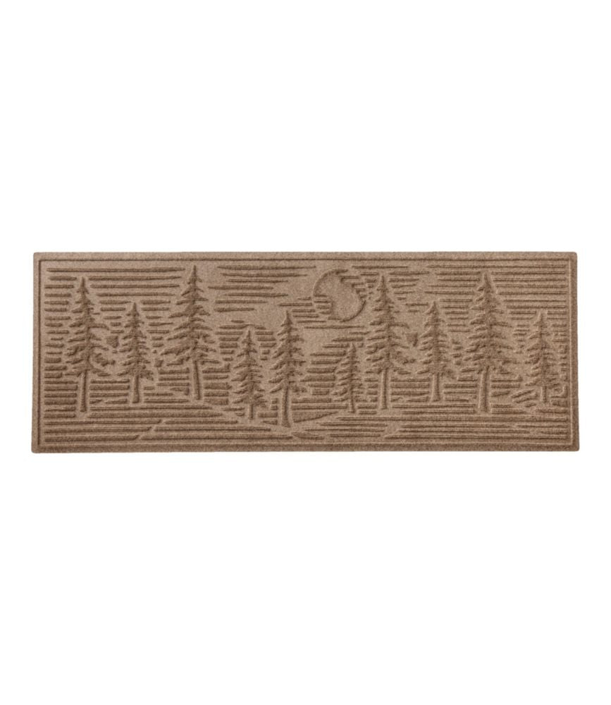 Everyspace Recycled Waterhog Wide Doormat, Pine Trees - US 5805