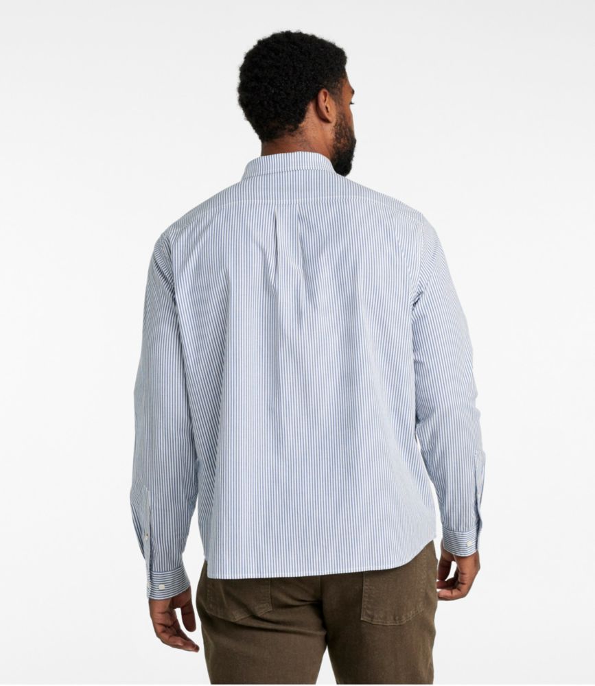 Men's Signature Stretch Poplin Shirt, Long-Sleeve, Slim Fit - US 1745
