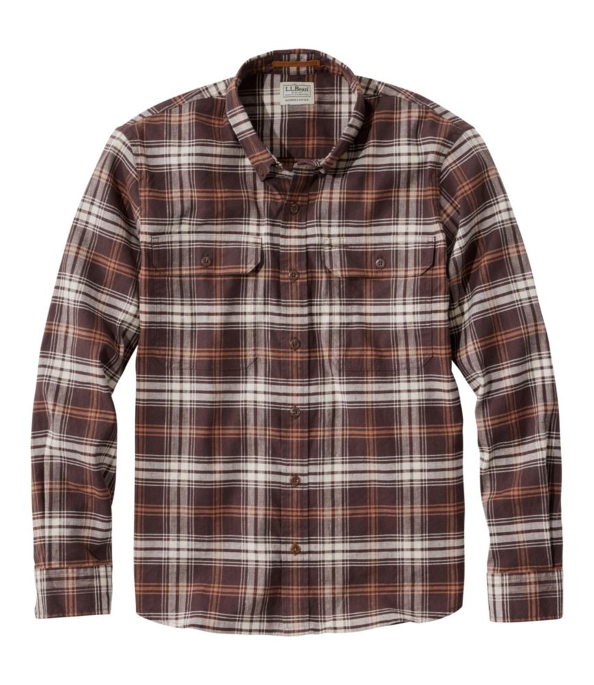 Men's Stonecoast Hemp Shirt, Long-Sleeve, Slightly Fitted Untucked Fit - US 5435