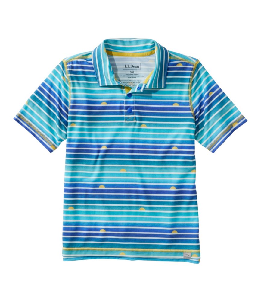 Kids' Everyday SunSmart® Polo, Print - US 9116