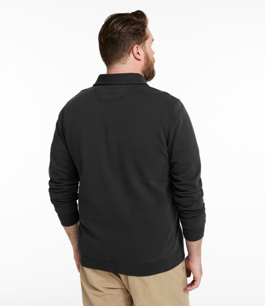 Men's Sunwashed Sweatshirt, Quarter-Zip Polo, Long-Sleeve - US 8780