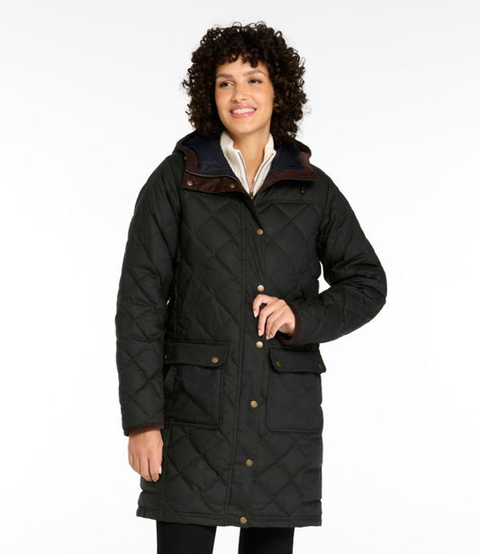 Women's Upcountry Waxed Down Hooded Coat - US 7751