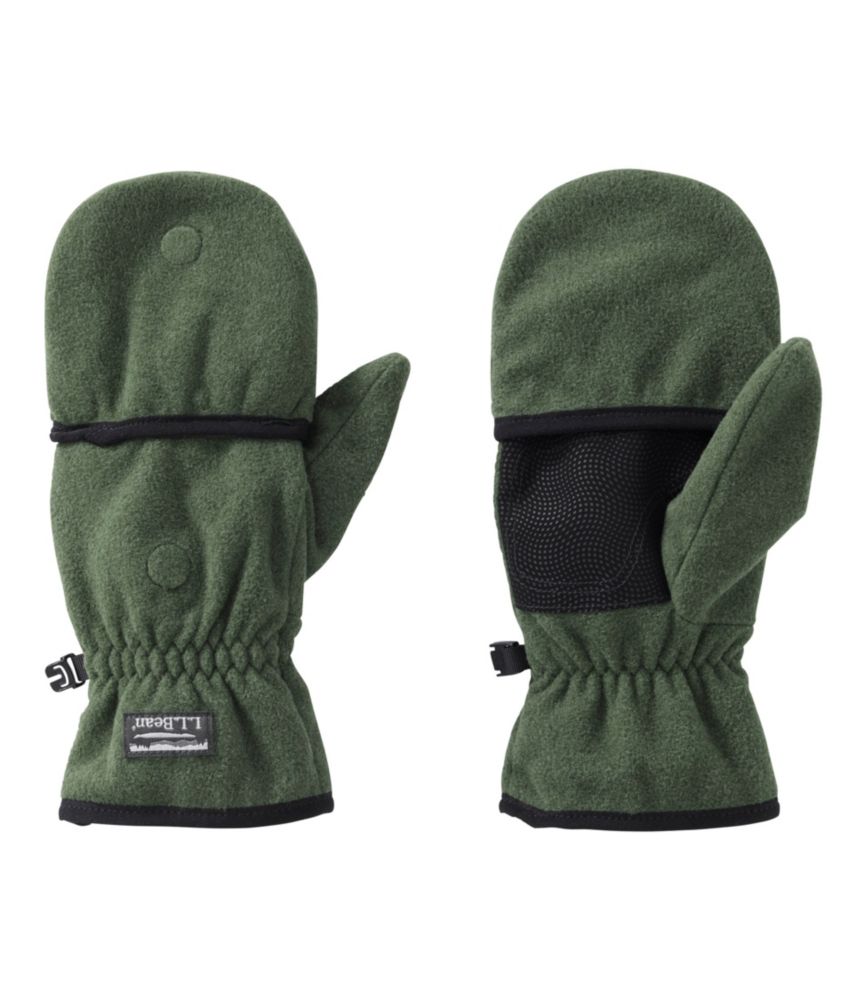 Adults' L.L.Bean Access Fleece Convertible Mitten - US 4383