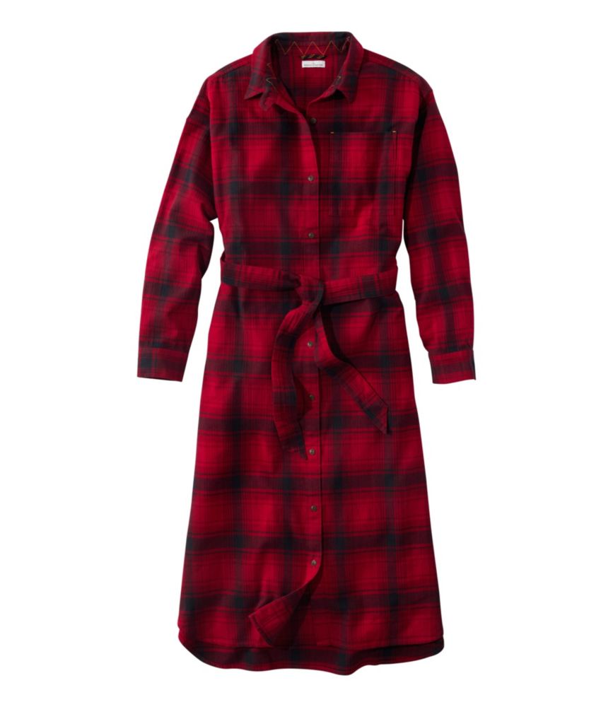 Women's Signature Camp Flannel Midi Dress - US 3788