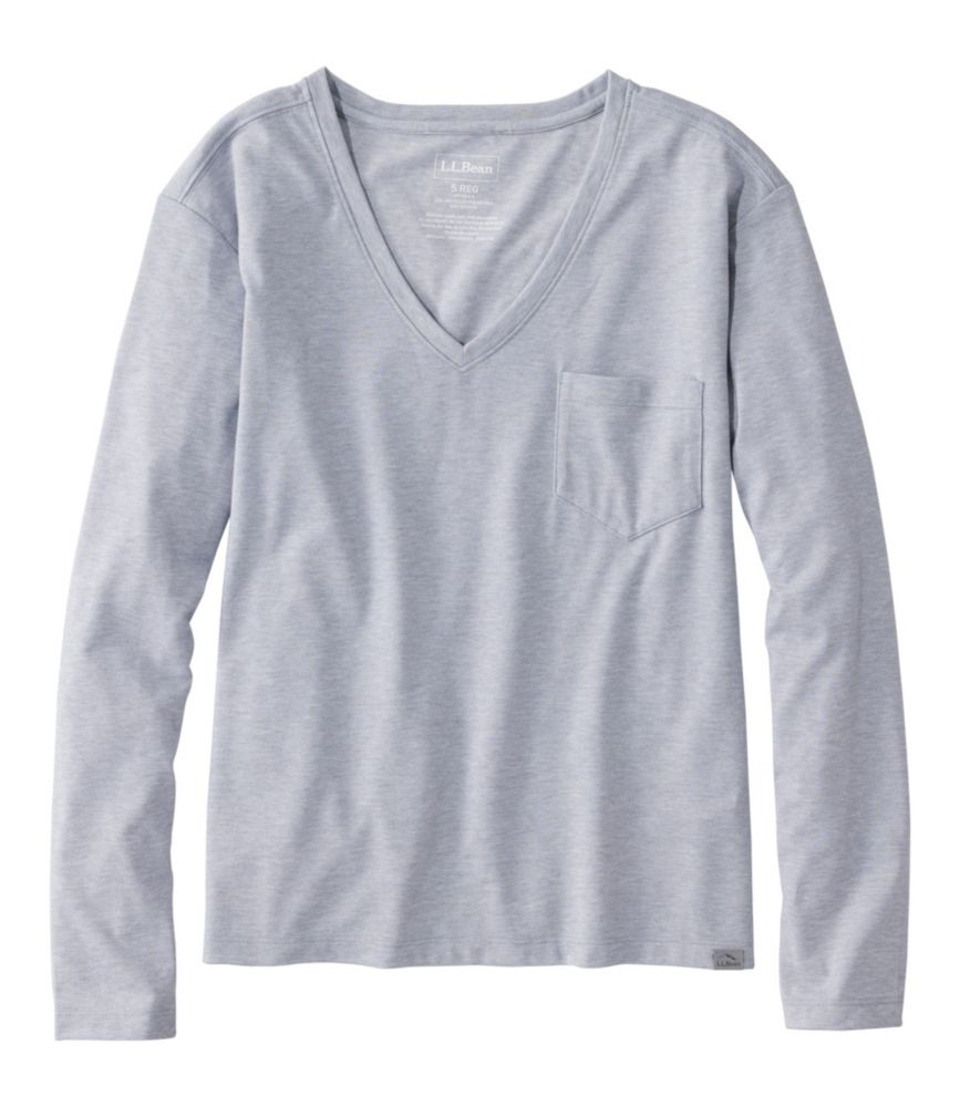 Women's Vista Camp V-Neck Pocket Tee, Long-Sleeve - US 5933