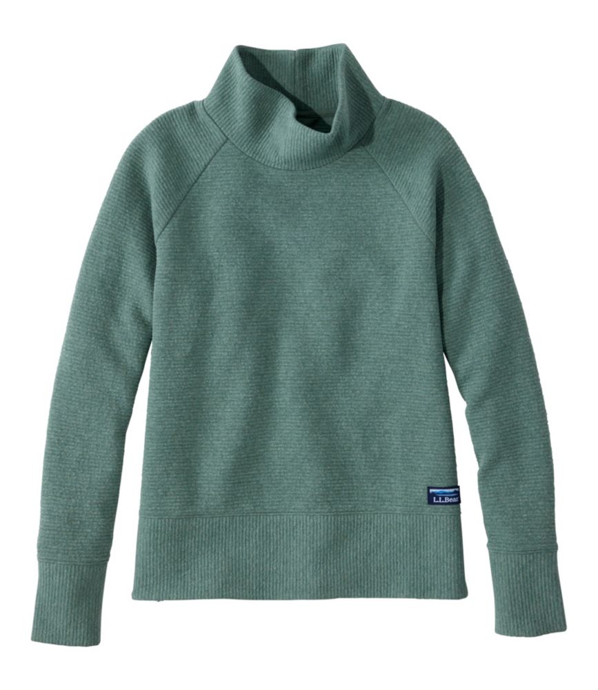 Women's Lakewashed Double-Knit Funnelneck - US 5946