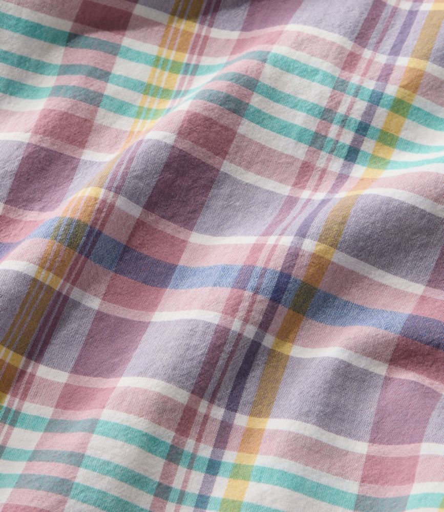 Men's Madras Shirt, Short-Sleeve, Slightly Fitted Untucked Fit - US 2829
