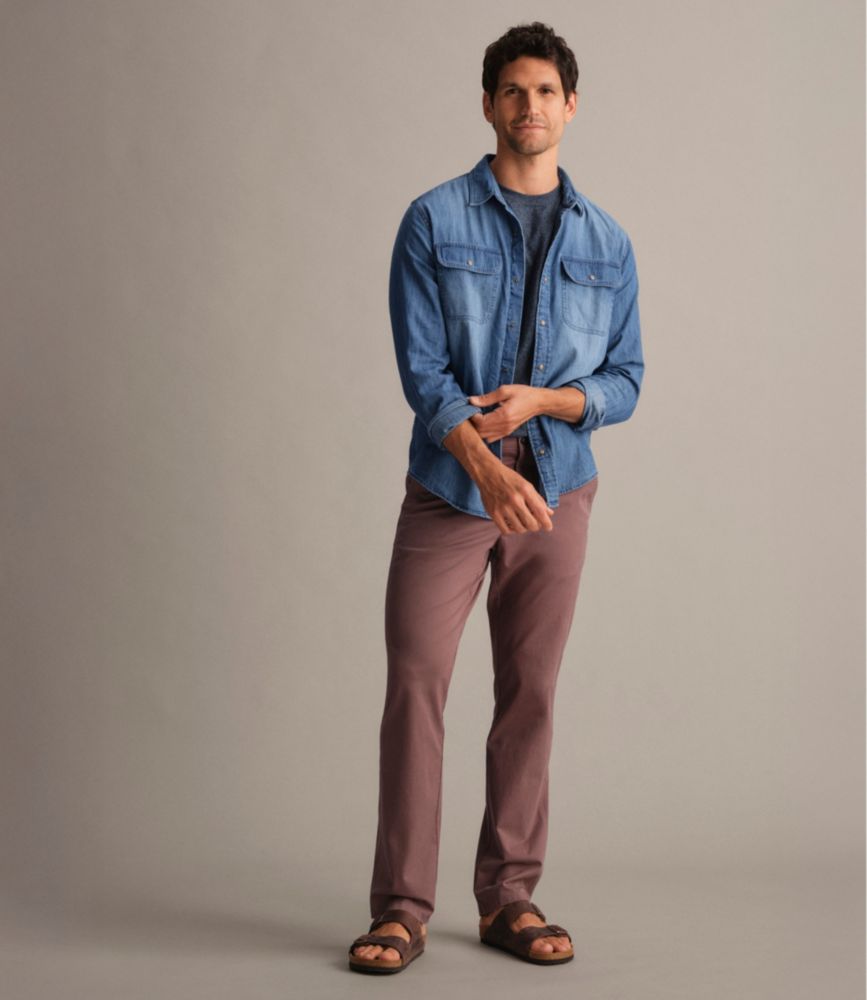 Men's Sunwashed Khaki Pants, Standard Fit - US 4756