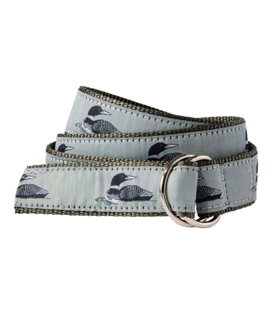 Adults' D-Ring Maine Isle Motif Belt - US 8803