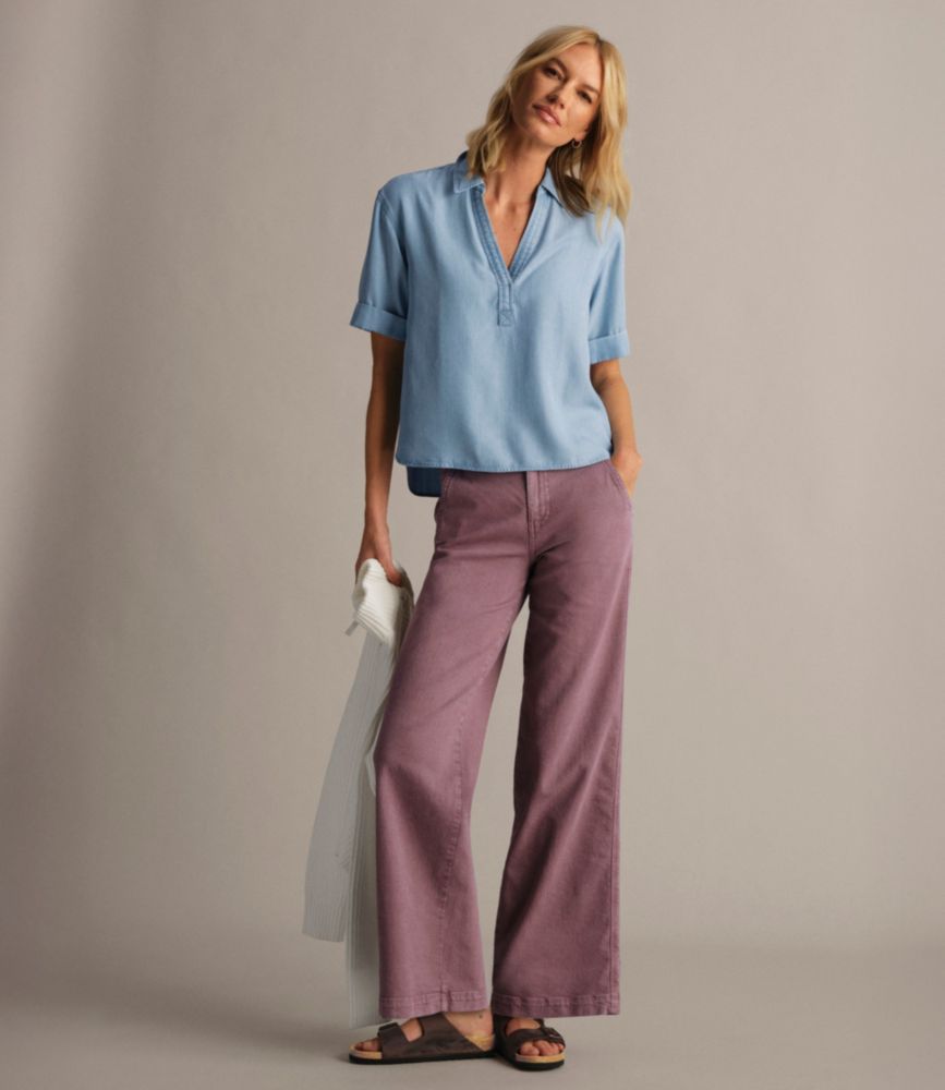Women's Soft-Washed Polo - US 9857