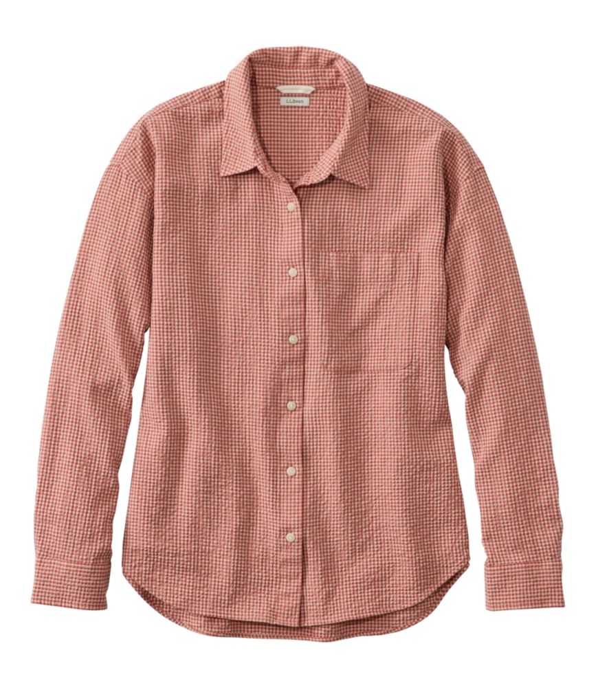 Women's Sunwashed Textured Big Shirt - US 9193