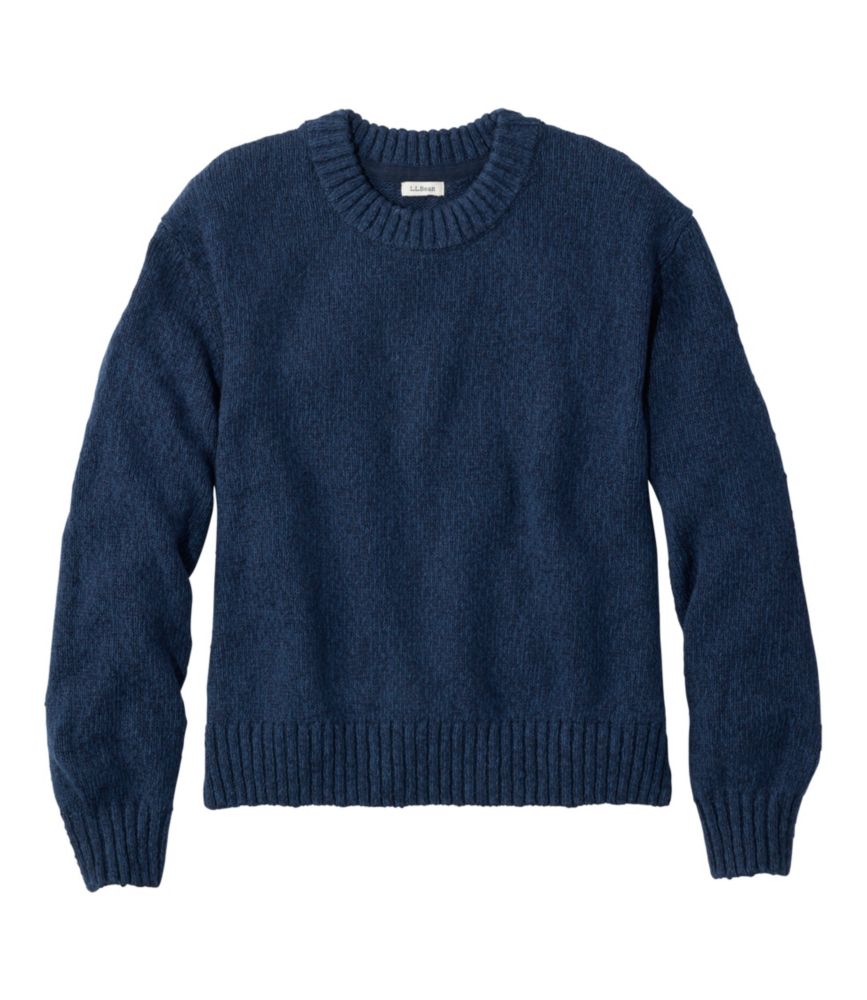 Women's Cotton Ragg Sweater, Relaxed Crewneck - US 8717